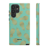 Caribbean Pineapple-Phone Case-Samsung Galaxy S22 Ultra-Glossy-Movvy