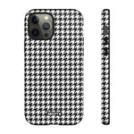 Houndstooth-Phone Case-iPhone 12 Pro-Matte-Movvy
