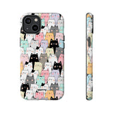 Cat Lady-Phone Case-iPhone 14 Plus-Glossy-Movvy