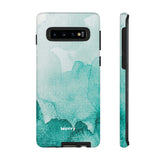 Aquamarine Watercolor-Phone Case-Samsung Galaxy S10-Glossy-Movvy