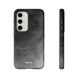 Grayscale Brushstrokes-Phone Case-Samsung Galaxy S23-Matte-Movvy