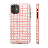 Seaside Plaid-Phone Case-iPhone 11-Matte-Movvy