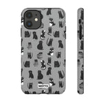 Black Cat-Phone Case-iPhone 11-Glossy-Movvy