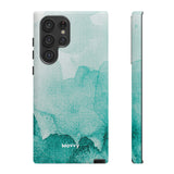 Aquamarine Watercolor-Phone Case-Samsung Galaxy S22 Ultra-Matte-Movvy