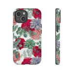 Succulent Roses-Phone Case-iPhone 15-Matte-Movvy
