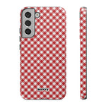 Gingham-Phone Case-Samsung Galaxy S22 Plus-Matte-Movvy
