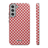 Gingham-Phone Case-Samsung Galaxy S22 Plus-Matte-Movvy
