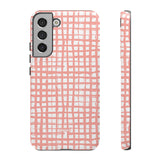 Seaside Plaid-Phone Case-Samsung Galaxy S22 Plus-Glossy-Movvy