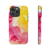 Sunset Watercolor-Phone Case-iPhone 15 Pro Max-Glossy-Movvy