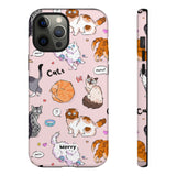 The Cat's Meow-Phone Case-iPhone 12 Pro Max-Matte-Movvy