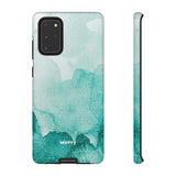 Aquamarine Watercolor-Phone Case-Samsung Galaxy S20+-Matte-Movvy