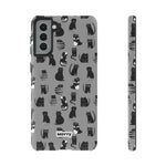 Black Cat-Phone Case-Samsung Galaxy S21 Plus-Glossy-Movvy