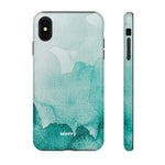 Aquamarine Watercolor-Phone Case-iPhone XS MAX-Glossy-Movvy