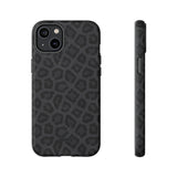 Onyx Leopard-Phone Case-iPhone 14 Plus-Matte-Movvy