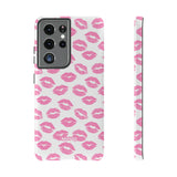 Pink Lips-Phone Case-Samsung Galaxy S21 Ultra-Glossy-Movvy