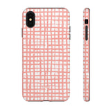 Seaside Plaid-Phone Case-iPhone XS MAX-Matte-Movvy