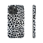 Spotted (Black)-Phone Case-iPhone 15 Pro Max-Glossy-Movvy