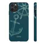 Wheel and Anchor-Phone Case-iPhone 11 Pro Max-Glossy-Movvy