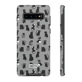 Black Cat-Phone Case-Samsung Galaxy S10 Plus-Glossy-Movvy