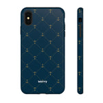 Anchor Quilt-Phone Case-iPhone XS MAX-Glossy-Movvy
