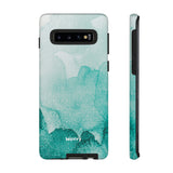 Aquamarine Watercolor-Phone Case-Samsung Galaxy S10-Matte-Movvy