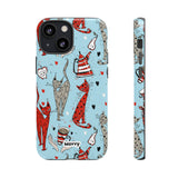 Cats and Lattes-Phone Case-iPhone 13 Mini-Glossy-Movvy