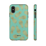 Caribbean Pineapple-Phone Case-iPhone XS-Matte-Movvy