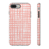 Seaside Plaid-Phone Case-iPhone 8 Plus-Glossy-Movvy