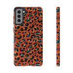 Ruby Leopard-Phone Case-Samsung Galaxy S21 Plus-Glossy-Movvy