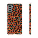 Ruby Leopard-Phone Case-Samsung Galaxy S21 Plus-Glossy-Movvy