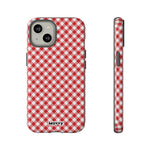 Gingham-Phone Case-iPhone 14-Glossy-Movvy
