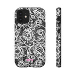 Laced Fleurs-Phone Case-iPhone 12 Mini-Glossy-Movvy