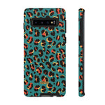 Turquoise Leopard-Phone Case-Samsung Galaxy S10-Glossy-Movvy