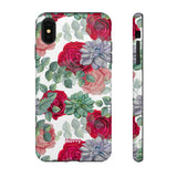 Succulent Roses-Phone Case-iPhone XS MAX-Glossy-Movvy