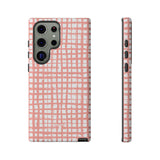 Seaside Plaid-Phone Case-Samsung Galaxy S23 Ultra-Glossy-Movvy