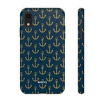 Gold Anchors-Phone Case-iPhone XR-Glossy-Movvy