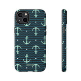 Anchor Hearts-Phone Case-iPhone 14 Plus-Matte-Movvy