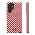 Gingham-Phone Case-Samsung Galaxy S22 Ultra-Glossy-Movvy