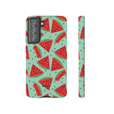 Sliced-Phone Case-Samsung Galaxy S21 FE-Glossy-Movvy