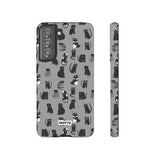 Black Cat-Phone Case-Samsung Galaxy S21 FE-Glossy-Movvy