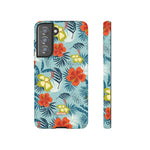 Hawaiian Flowers-Phone Case-Samsung Galaxy S21 FE-Matte-Movvy
