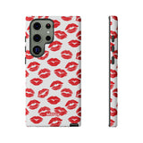 Red Lips-Phone Case-Samsung Galaxy S23 Ultra-Glossy-Movvy