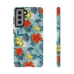 Hawaiian Flowers-Phone Case-Samsung Galaxy S21-Glossy-Movvy