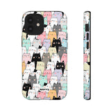 Cat Lady-Phone Case-iPhone 12 Mini-Matte-Movvy