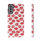 Red Lips-Phone Case-Samsung Galaxy S21 Plus-Glossy-Movvy