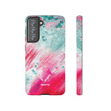 Aquaberry Brushstrokes-Phone Case-Samsung Galaxy S21 FE-Glossy-Movvy