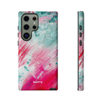 Aquaberry Brushstrokes-Phone Case-Samsung Galaxy S23 Ultra-Glossy-Movvy