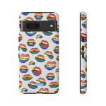 Rainbow Kiss-Phone Case-Google Pixel 7-Matte-Movvy