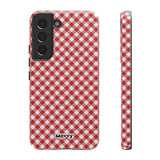 Gingham-Phone Case-Samsung Galaxy S22-Matte-Movvy