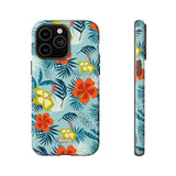 Hawaiian Flowers-Phone Case-iPhone 14 Pro Max-Glossy-Movvy